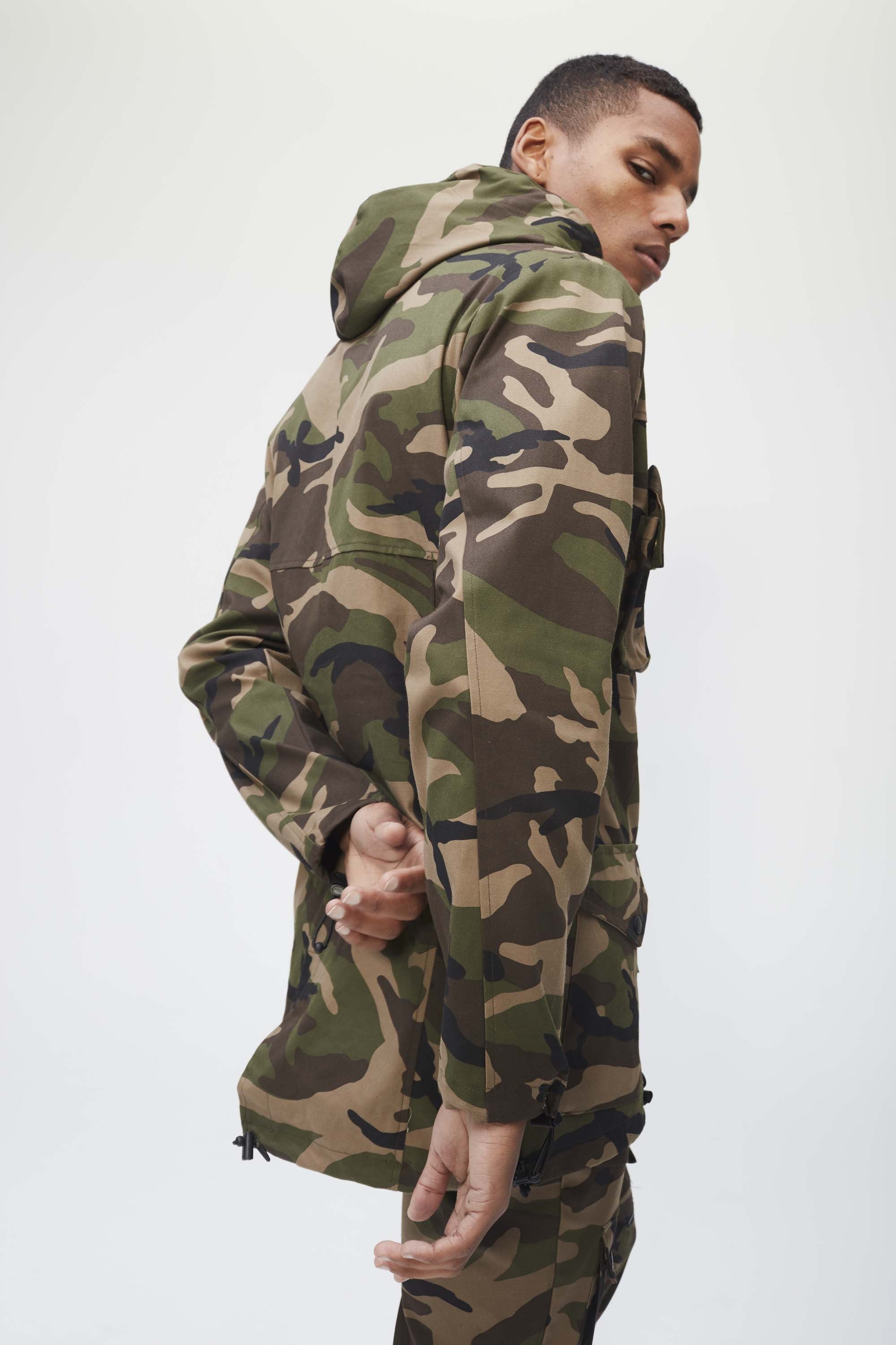 Camo Parka Jacket in Olive – KITE