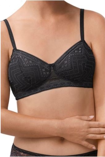 Amoena Greta Wire-Free Bra, Soft Cup, Front and Back Closure, Size 42C,  Pearl Beige Ref# 5212442CPB KU56680353-Each - MAR-J Medical Supply, Inc.