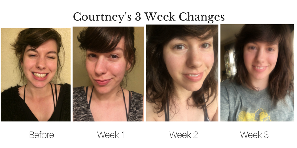 courtney 3 week changes