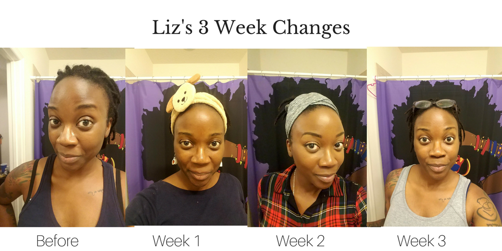 liz 3 week changes