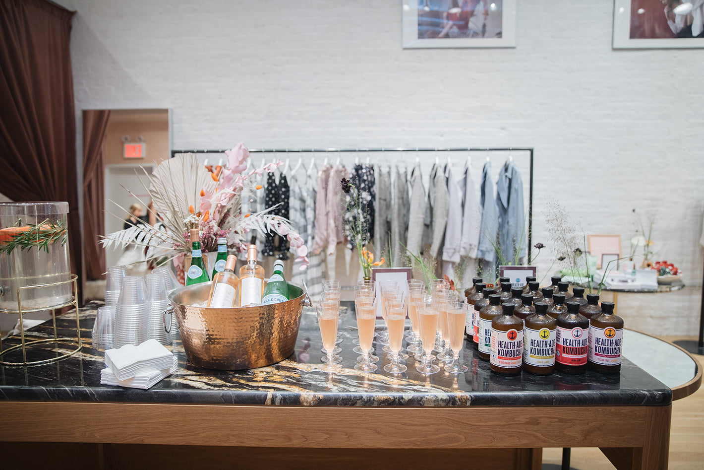 Petite Studio NYC Fall Launch Party Food and Drinks