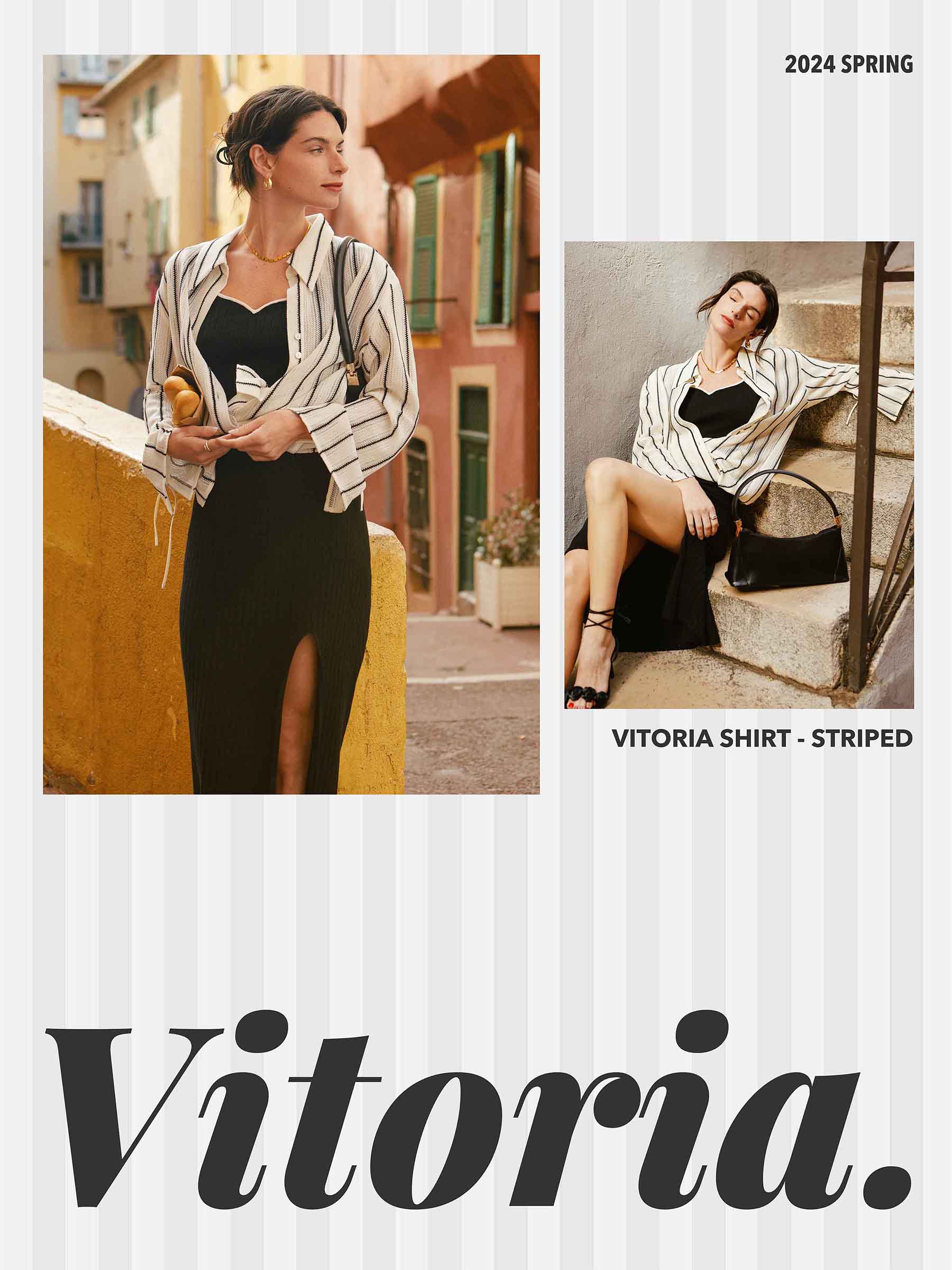 Petite Studio's Vitoria Blouse - Striped Spring '24