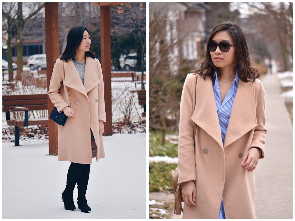 Petite Studio NYC - Staten Light Tan Coat2