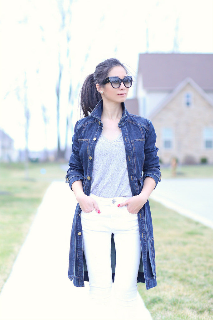 sydneysfashiondiary - denim trench white jeans1