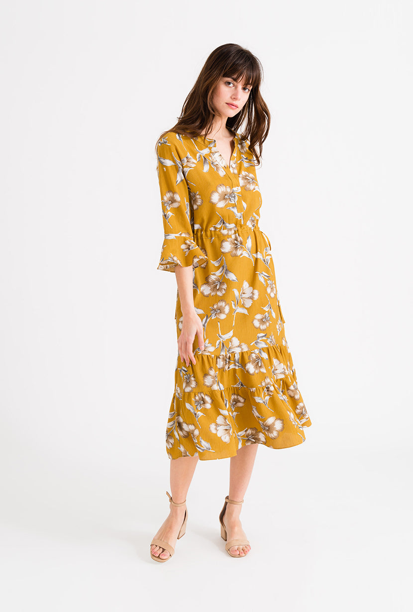 Celina Dress - Mustard | Petite Studio 