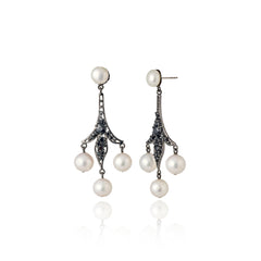 pearl drop earrings