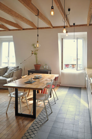 Parisian apartment dining room