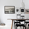 Scandinavian dining table and chairs