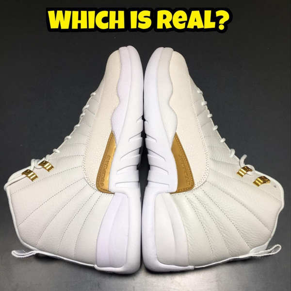 Real Vs. Fake - Air Jordan 12 Retro OVO 