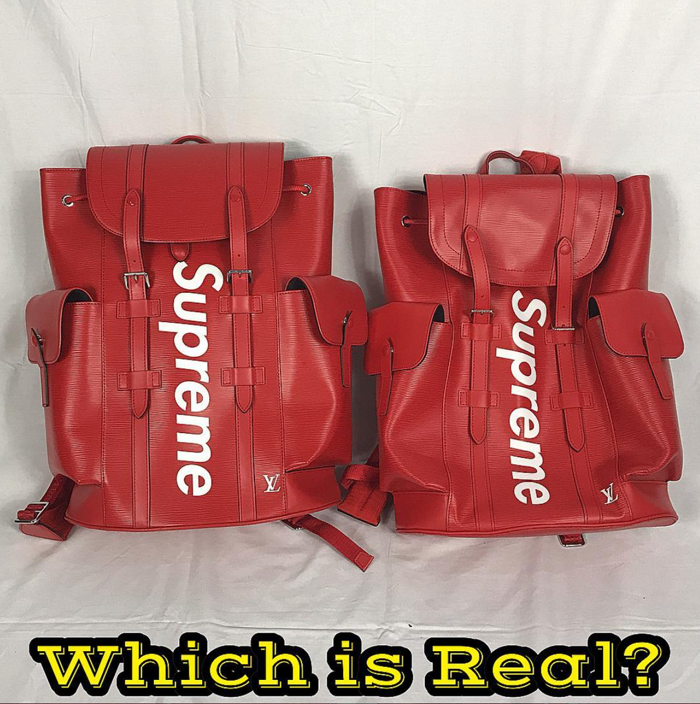 Supreme Louis Vuitton Backpack Fake Vs Real