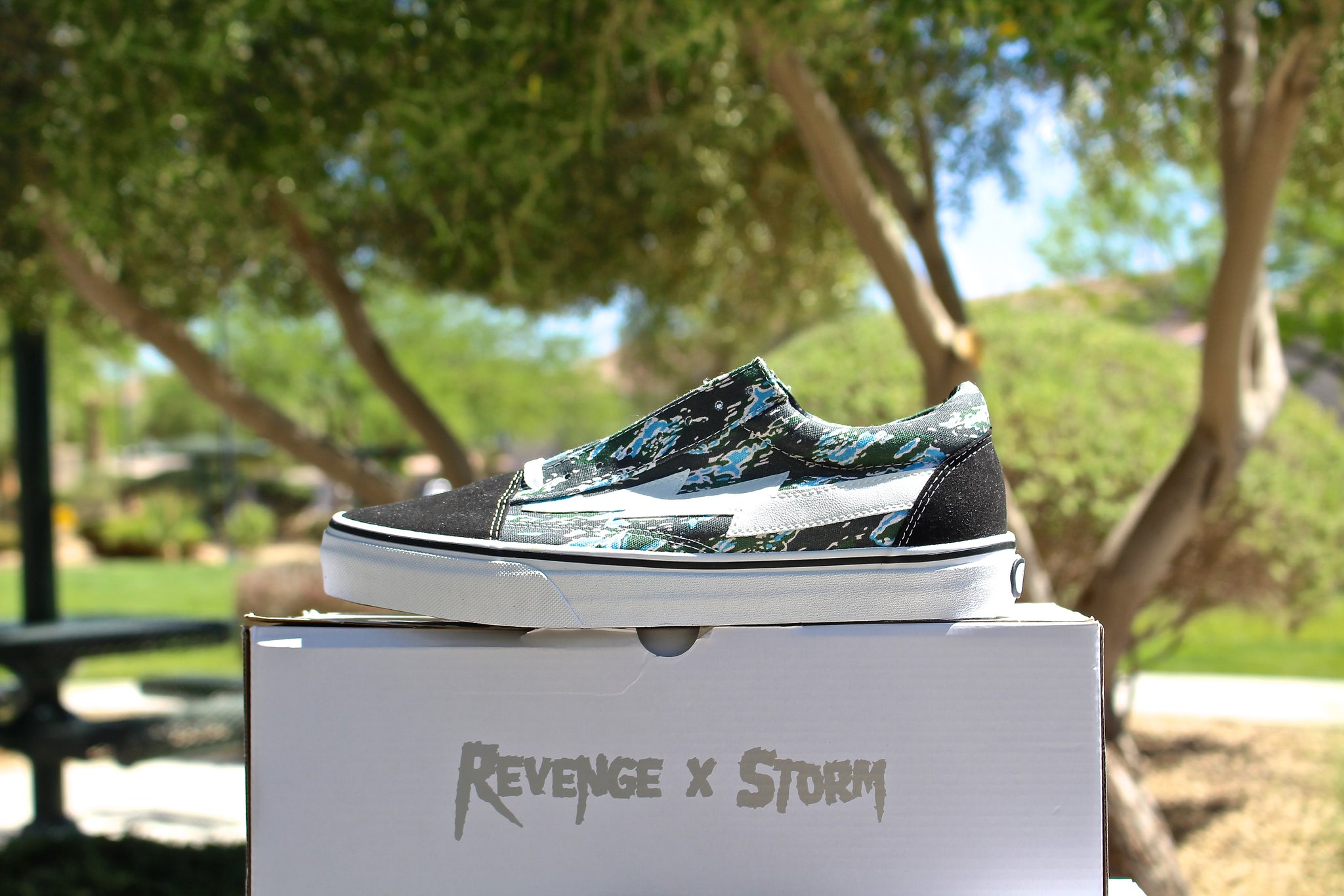 revenge storm blue camo