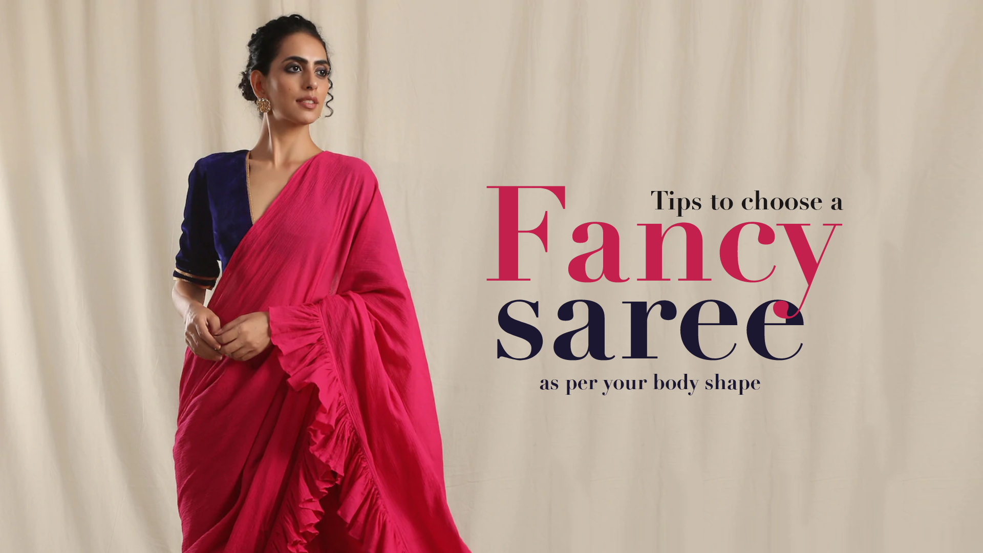 Saree draping tips for skinny girls  How to style a saree for beginners 