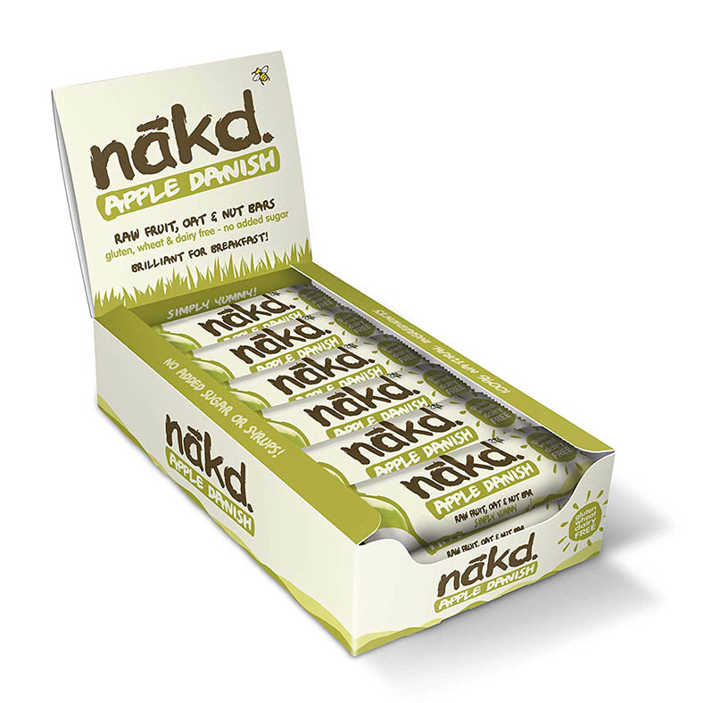 NAKD Fruit & Nut Wholefood Bar Raw Vegan Gluten Free No Added Sugar 4 x 35g