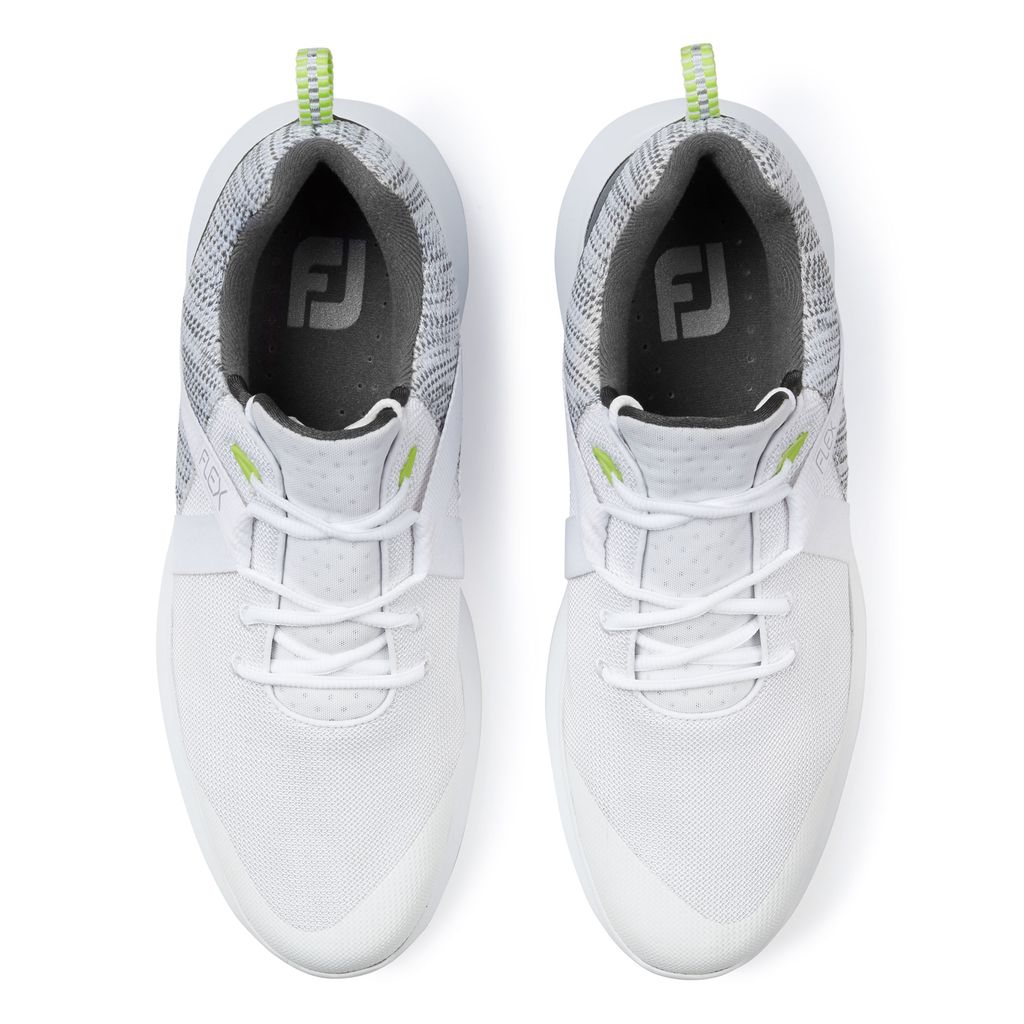 fj white golf shoes