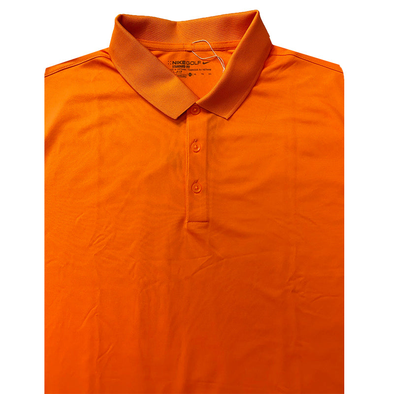 orange nike polo