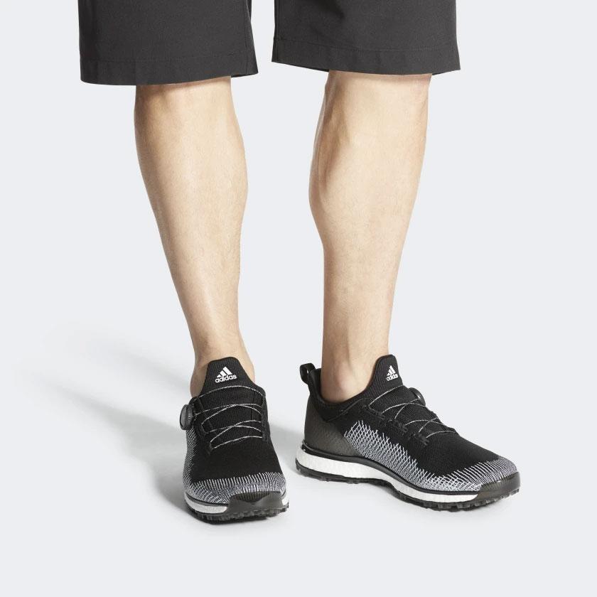 adidas men's forgefiber boa spikeless golf shoes