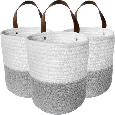 Hanging Woven LEGO Baskets