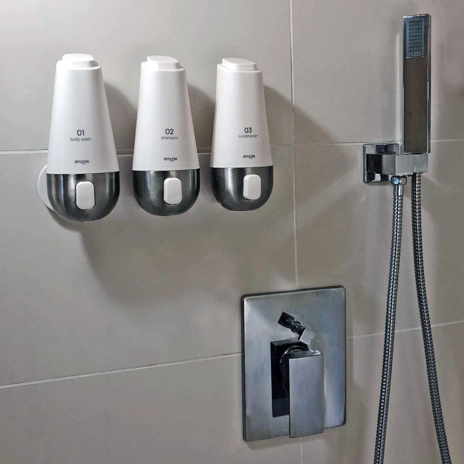 Three Chamber Shower Caddy Dispenser – All About Tidy