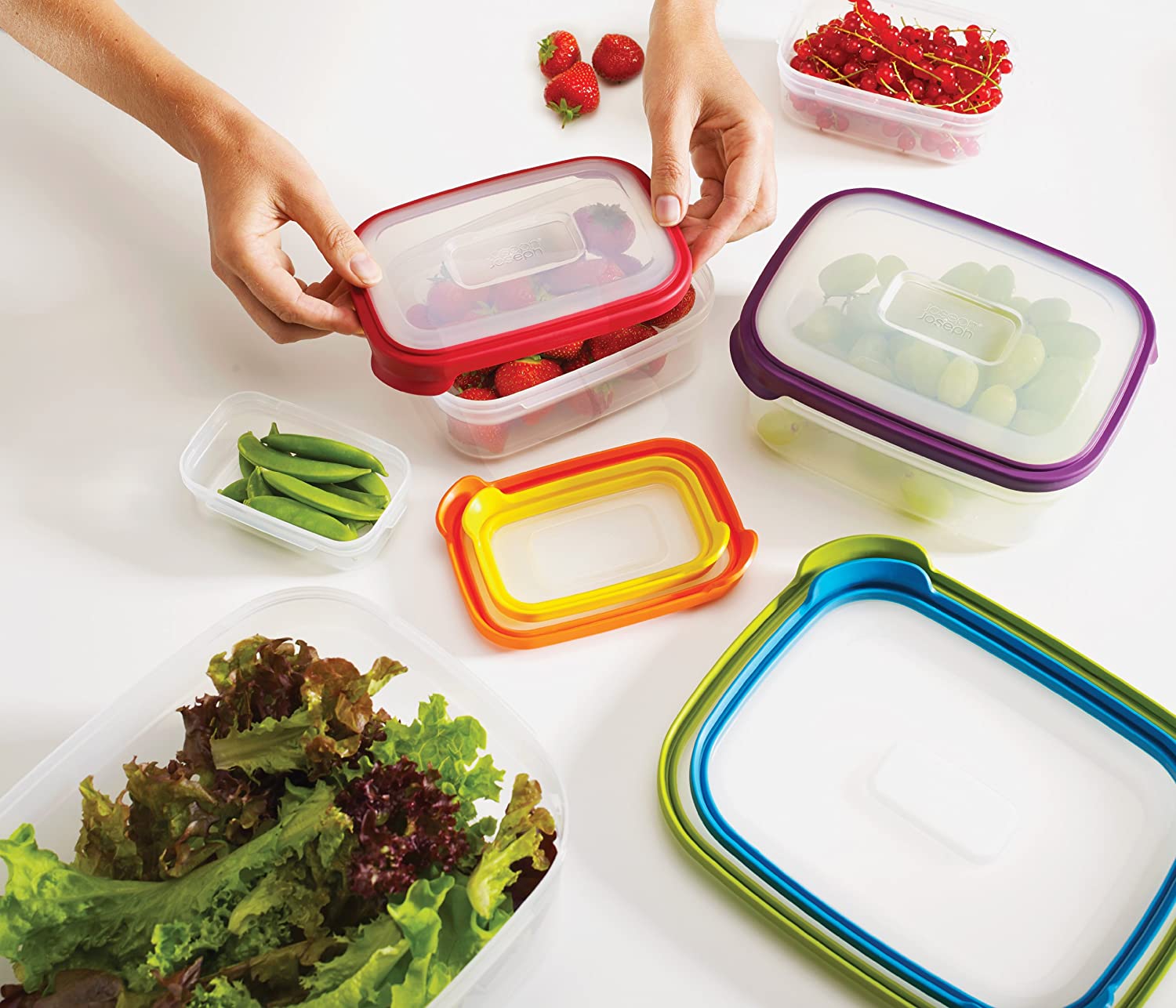 Joseph Joseph Nested Food Storage Containers with Airtight Lids – All About  Tidy