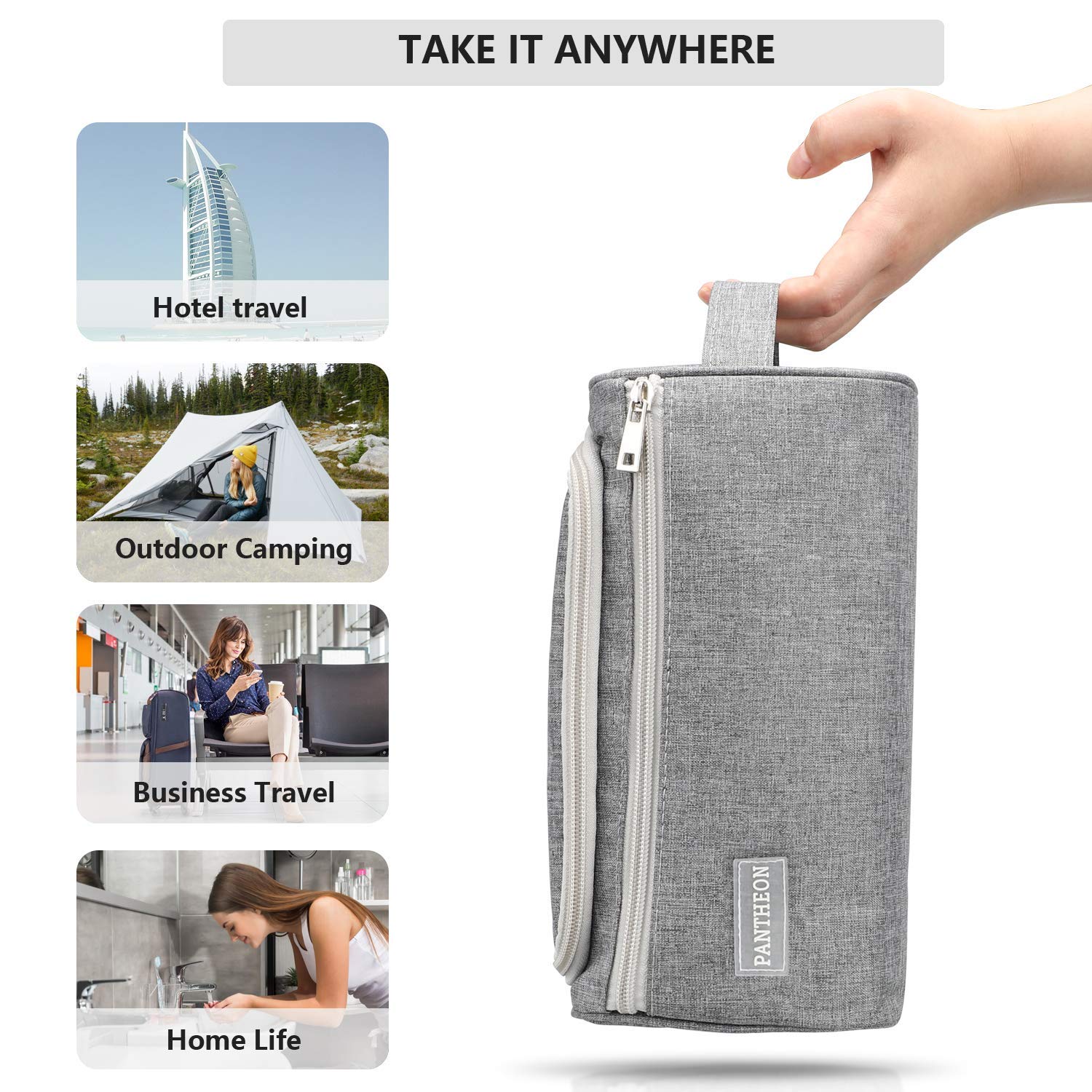 Men's Travel Hanging Toiletry Bag – All About Tidy