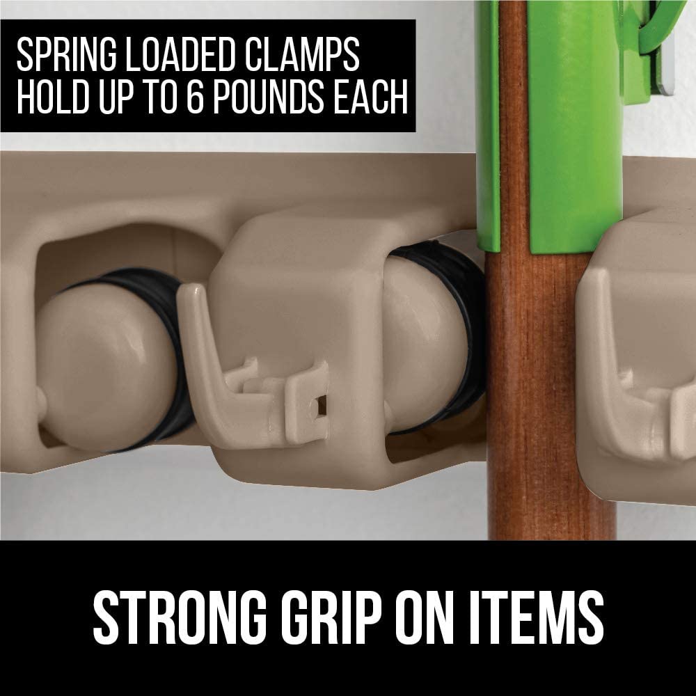 Gorilla Grip Premium Wall Mount Mop and Broom Holder – All About Tidy