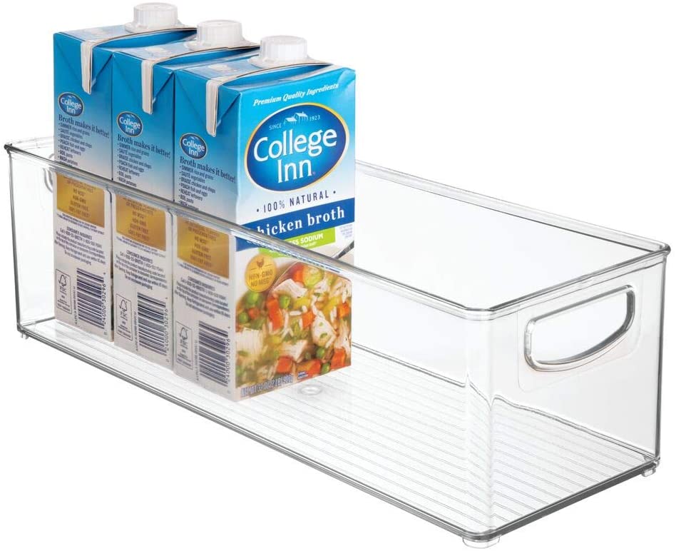 Buy LISHONN Clear Acrylic Pantry Organizer Bin Food Storage Fridge Kitchen  (Size- X-Small