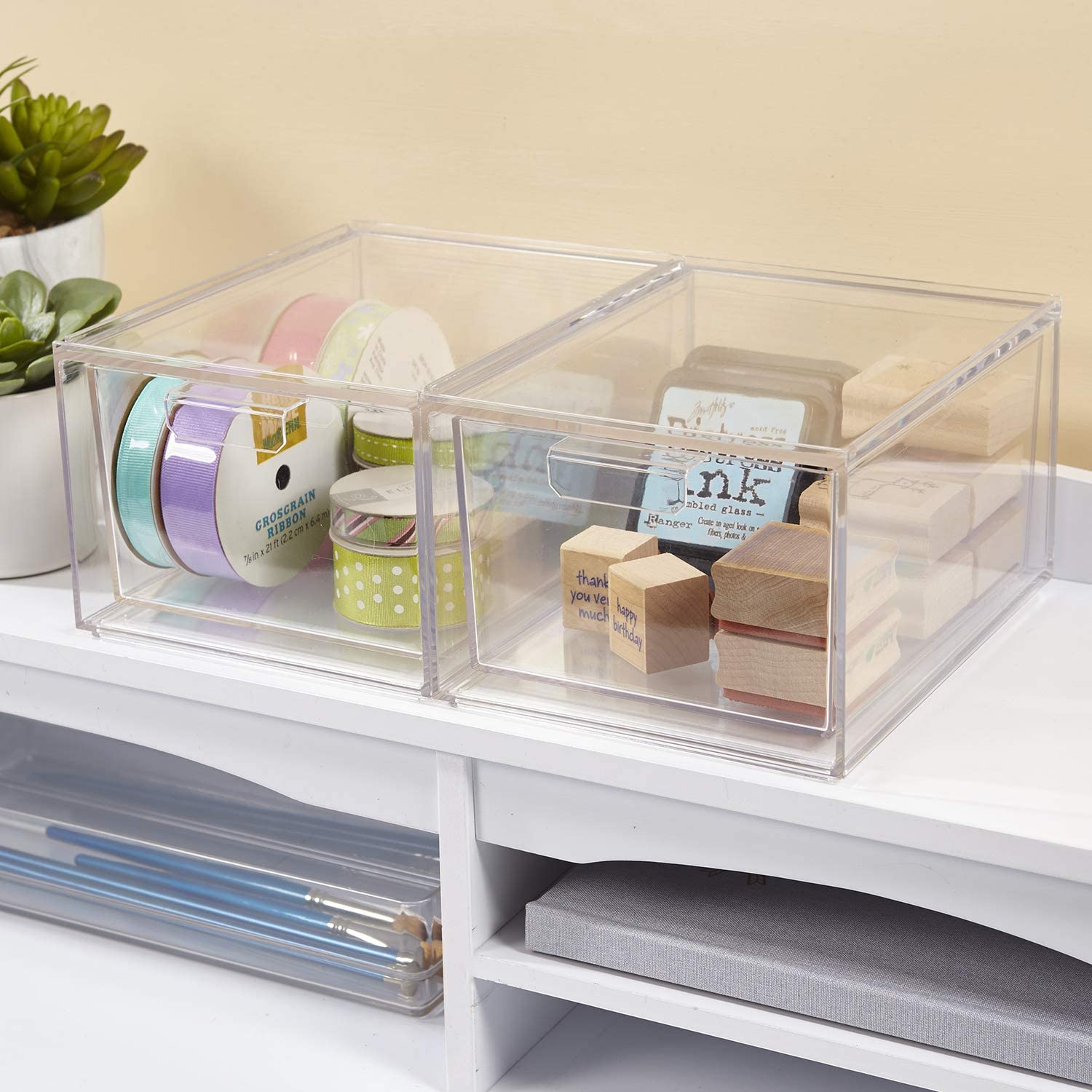The Twillery Co.® Archuleta Acrylic Stackable Desk Organizer & Reviews