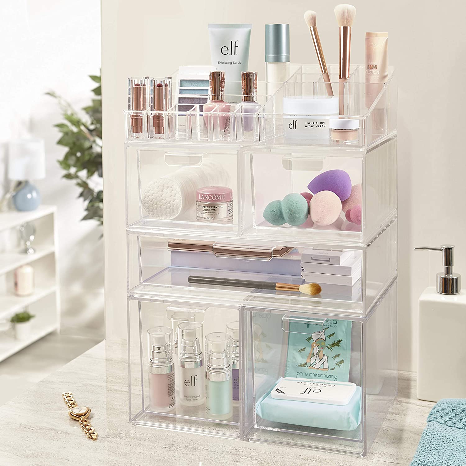 Acrylic Stackable Drawer Organizers