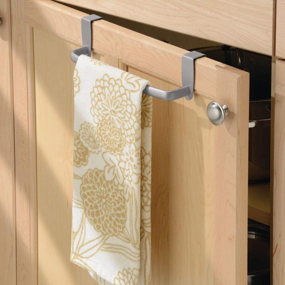 KES Over The Door Towel Rack, Over Cabinet Towel Bar Kitchen Bathroom Towel  Holder Storage Dish Towel Holder, Over Cabinet Cupboard Door Towel Bar