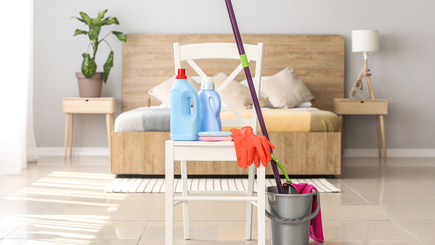 Organized Cleaning Supplies - Storage Solutions for your Products