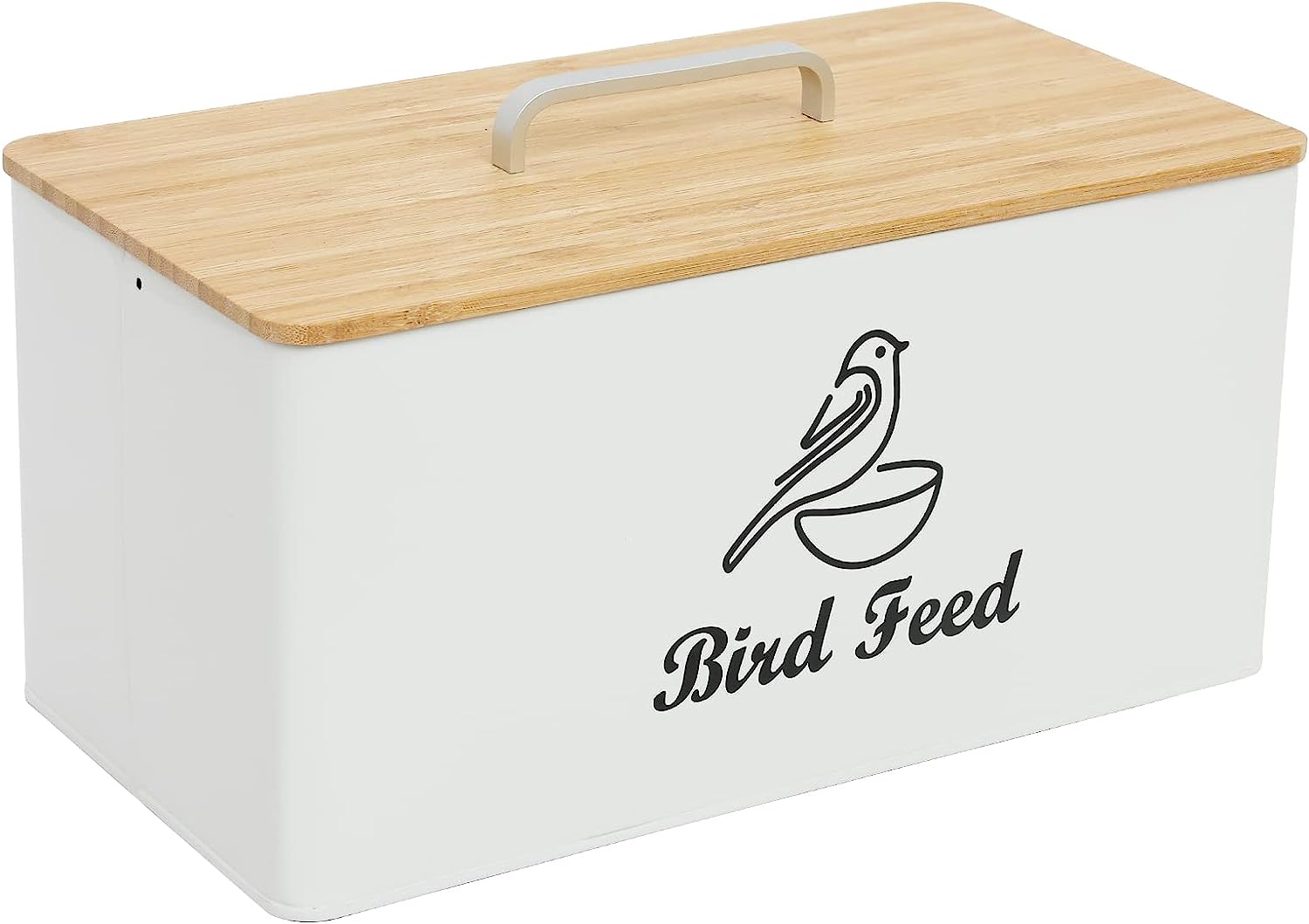 DIY Decorative Bird Seed Storage  Bird seed storage, Seed storage, Bird  seed