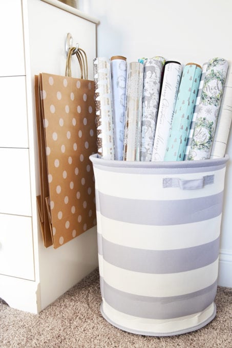 Wrapping Paper & Gift Wrap Storage Container: Ideal For Long Rolls