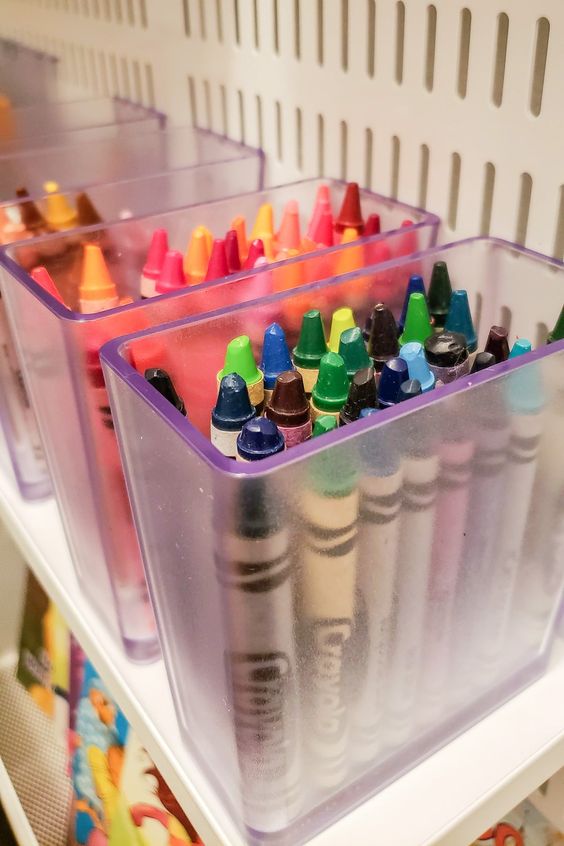 kids crayon marker storage organization｜TikTok Search