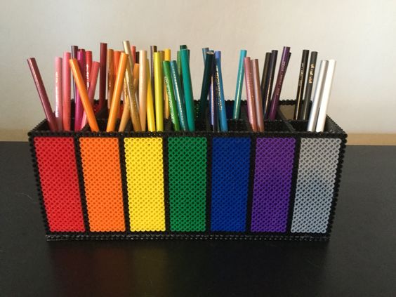 Crayon Storage Tray Crayon Holder Crayon Organizer Holder Wooden Crayon Box  Crayon Pen Holder 