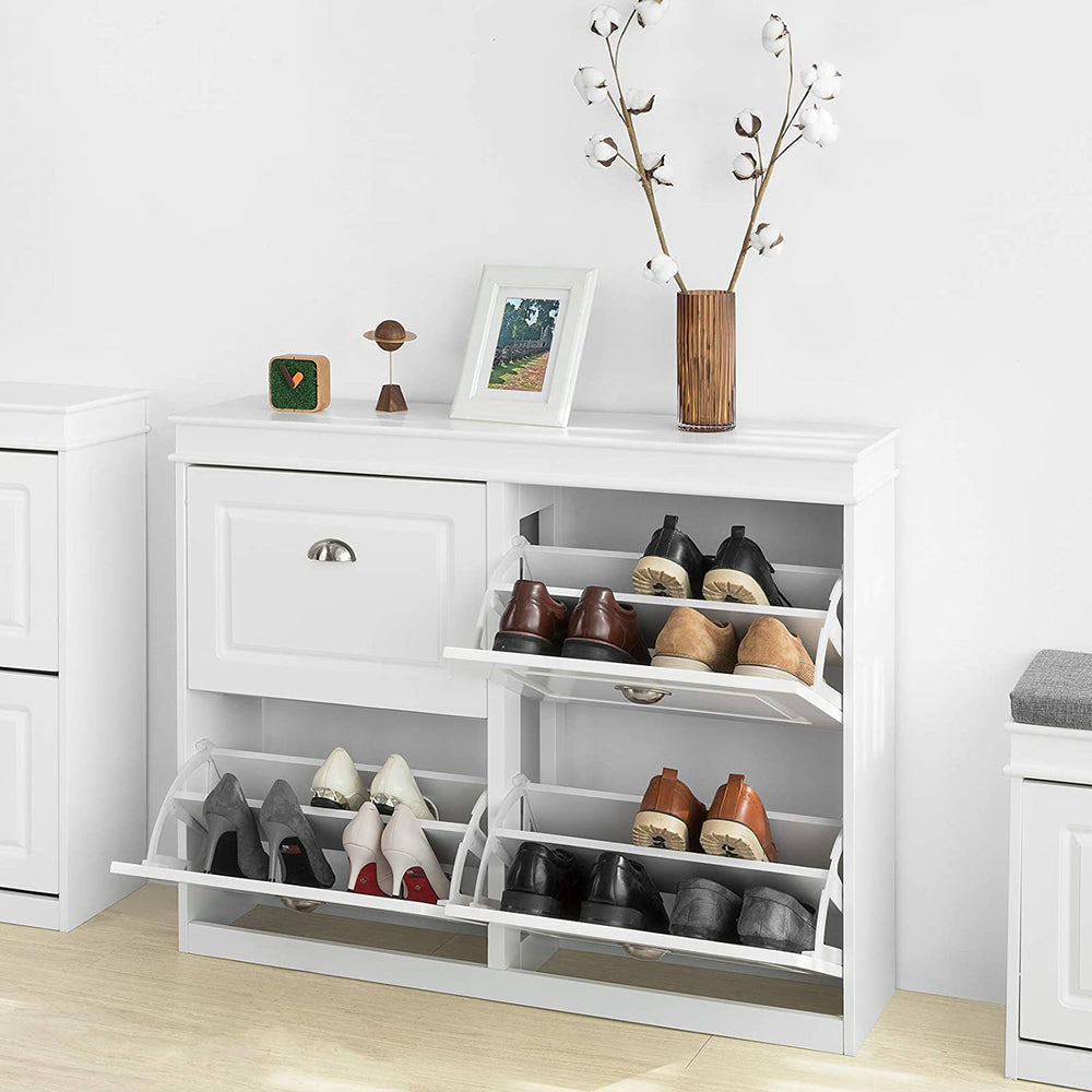 Multiple Tier Shoe Rack Storage Solution for Your Entryway or Walk