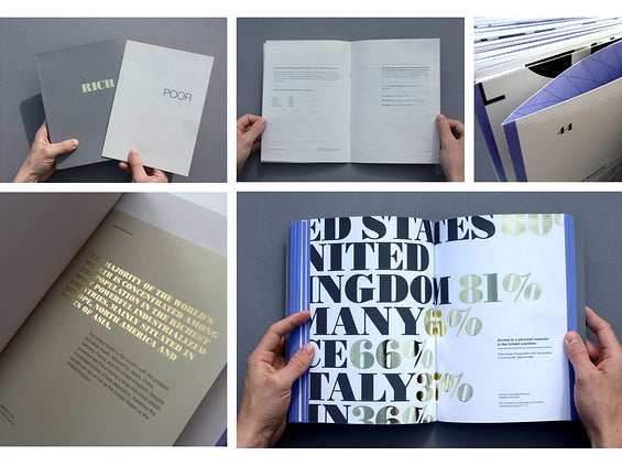 Book design with gold foil stamping