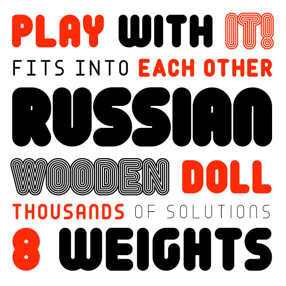 Matryoshka Typeface free font download 2