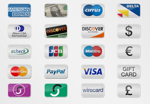 Free payment credit card icons