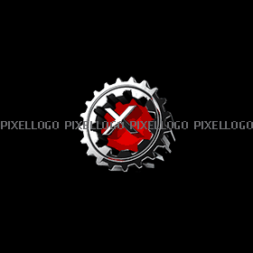 Spinning Gear Logo Animation | Pixellogo