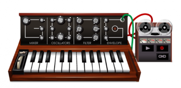 Google Doodle: Moog synthesizer