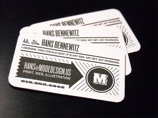 Hans Bennewitz Business Card