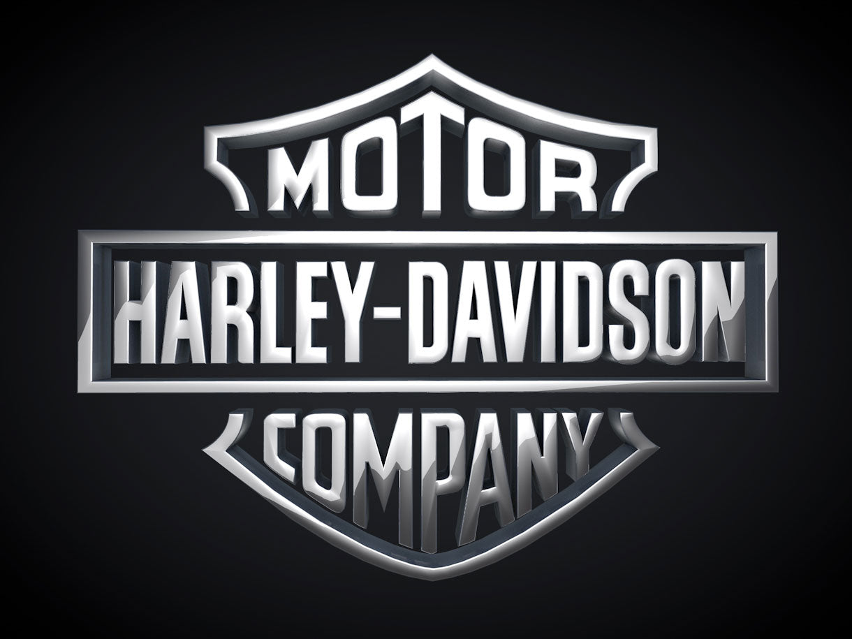 Harley-logo-3d-chrome