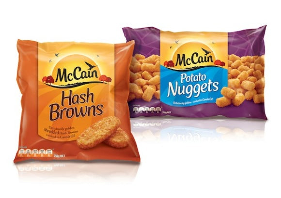McCain packaging redesign