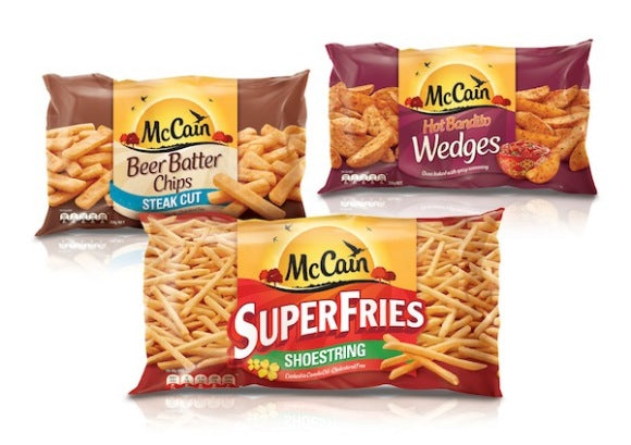 McCain packaging redesign