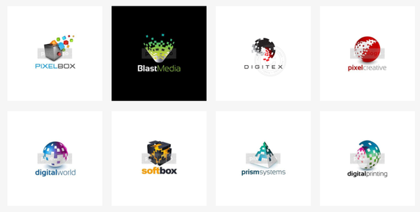 Pixel logo collection