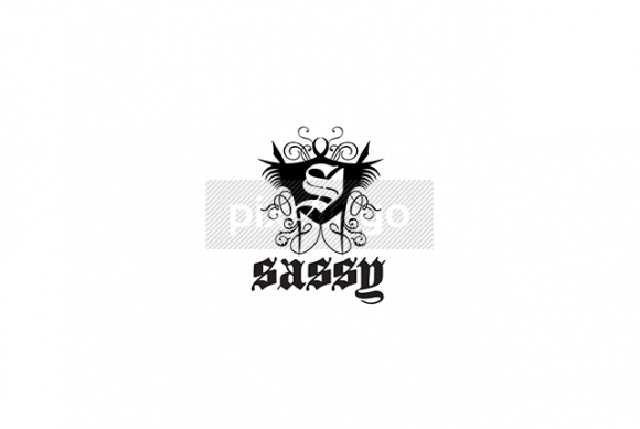 Sassy monogram logo 
