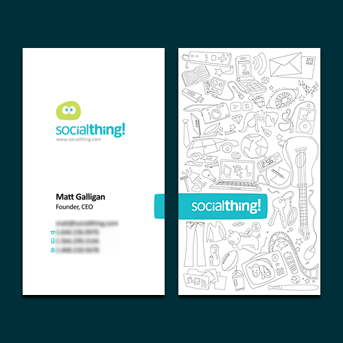Socialthing Business Card by BlakliteGraphics