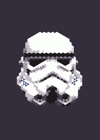 Star Wars Pixel stormtrooper