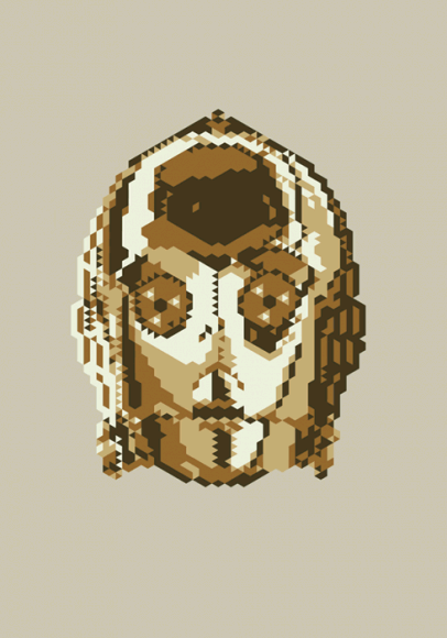 Star Wars pixel c3po