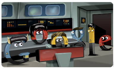 Star Trek Google Doodle